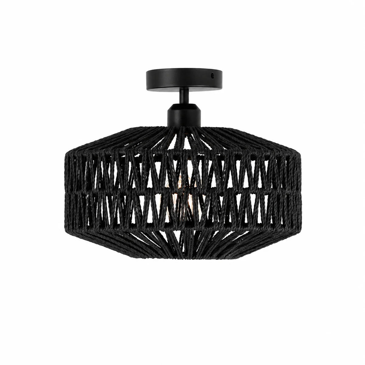 Plafonnier Corde — Tressage naturel