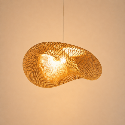 Suspension Nid — Bambou tressé