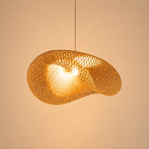 Suspension Nid — Bambou tressé