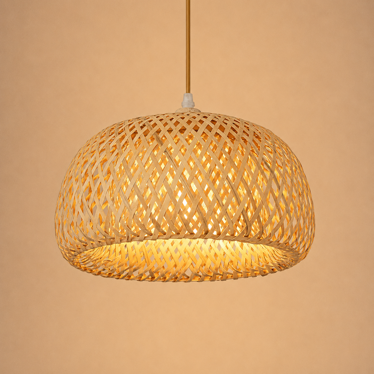 Suspension Panier — Bambou tressé
