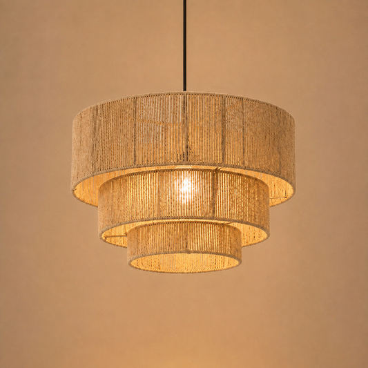 Suspension en corde tressée — Ø 50 cm