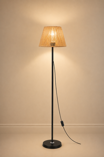 Lampadaire pliable — base lestée, E27