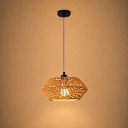 Abat-jour tressé pour suspension — 32 cm