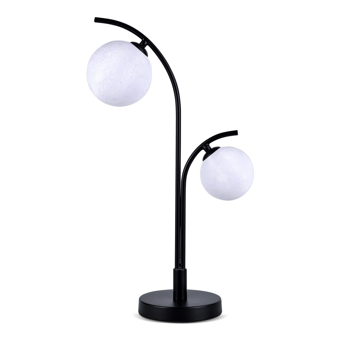 Lampe de chevet Duo — Deux globes en verre