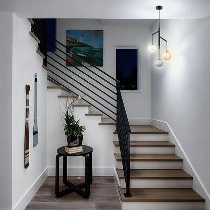 Suspension 3 globes en verre — Ø 40 cm
