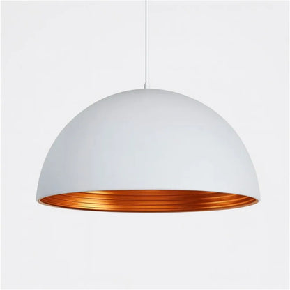 Suspension dôme en métal — Ø 40 cm, style industriel
