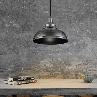 Suspension industrielle en métal — style vintage, E27