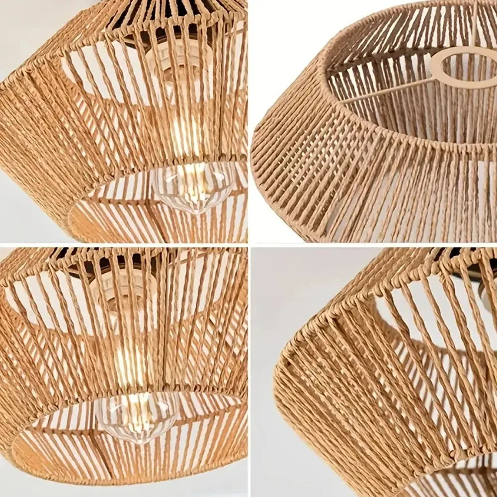 Abat-jour tressé pour suspension — 32 cm