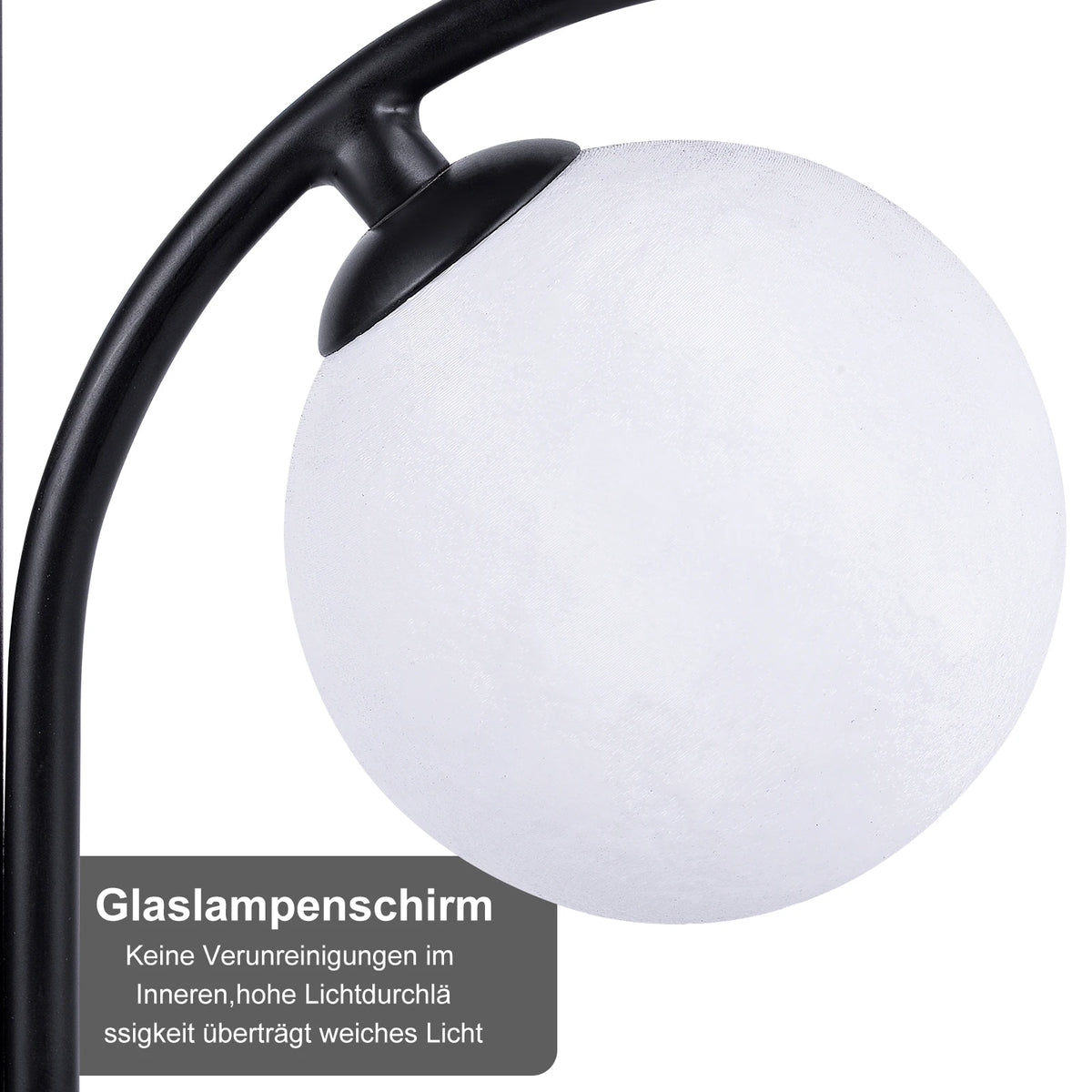 Lampe de chevet Duo — Deux globes en verre