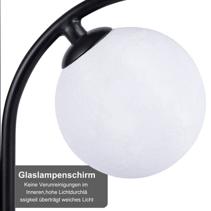 Lampe de chevet Duo — Deux globes en verre